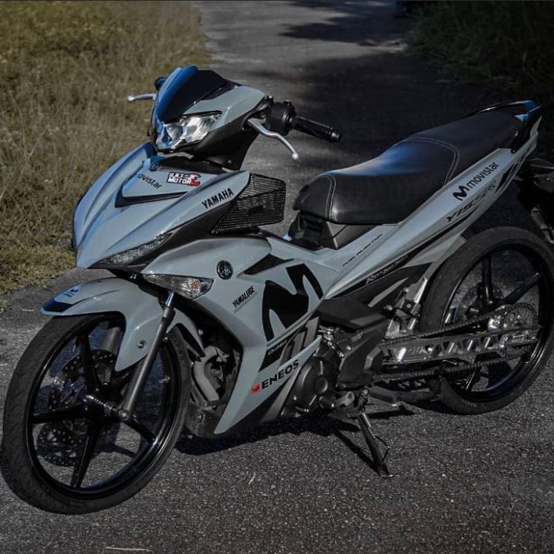 STRIPING JUPITER MX KING / EXCITER / Y15ZR DESAIN MOVISTAR TRANSPARAN