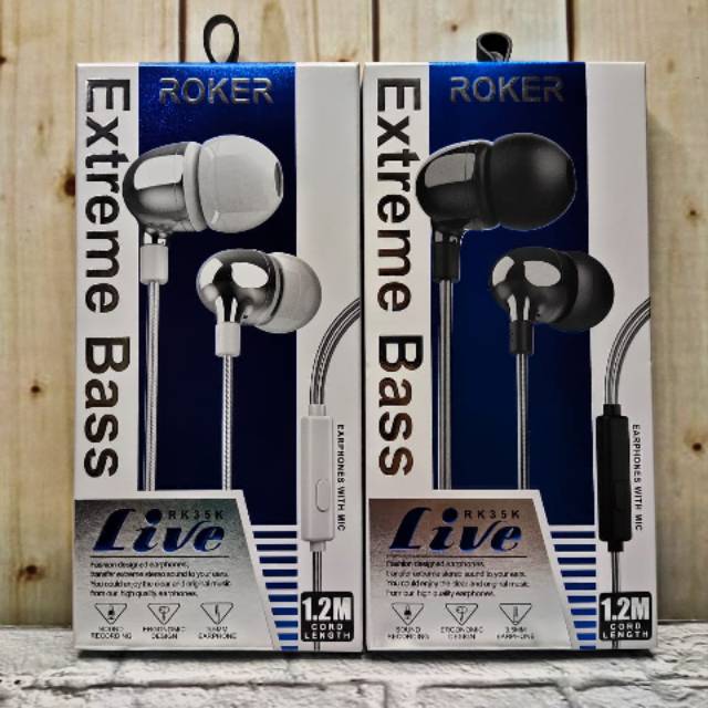 Roker Handsfree Live Extrime Bass Rk35K 1.2m