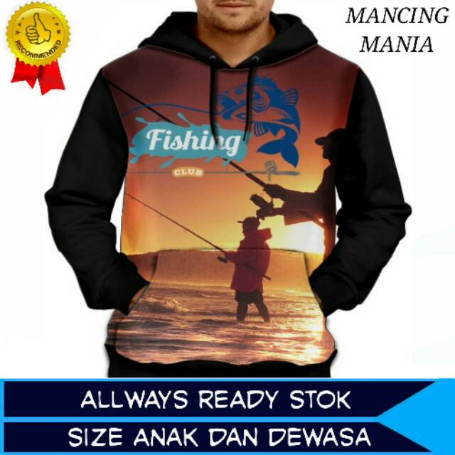 Sweater Mancing Mania 3d Jaket Hoodie Mancing Mania 3d Fullprint Shopee Indonesia