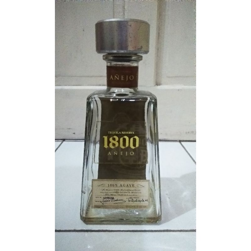 Jual Botol Bekas 1800 Anejo Tequila.