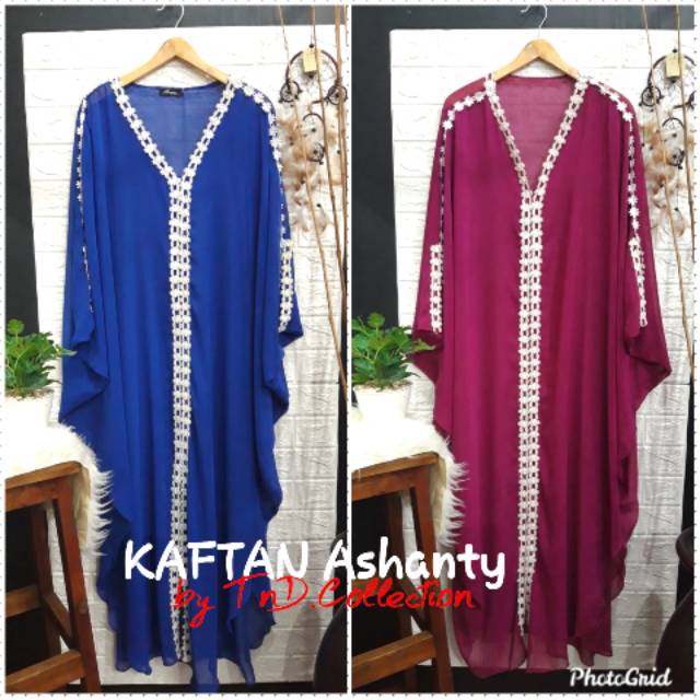 TREND KAFTAN BUNDA ASHANTY // MAGENTA & BIRU ONLY // LIMITED