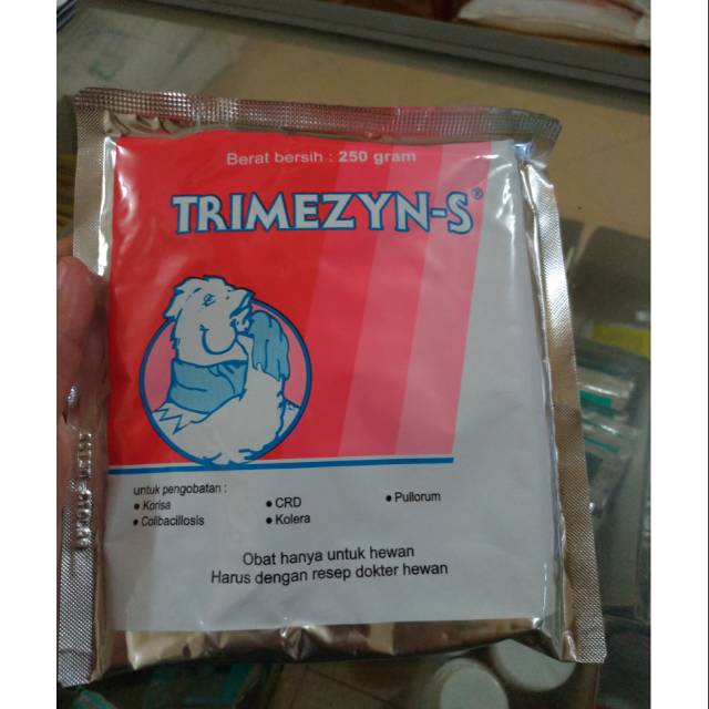 TRIMEZYN S 250g obat ayam