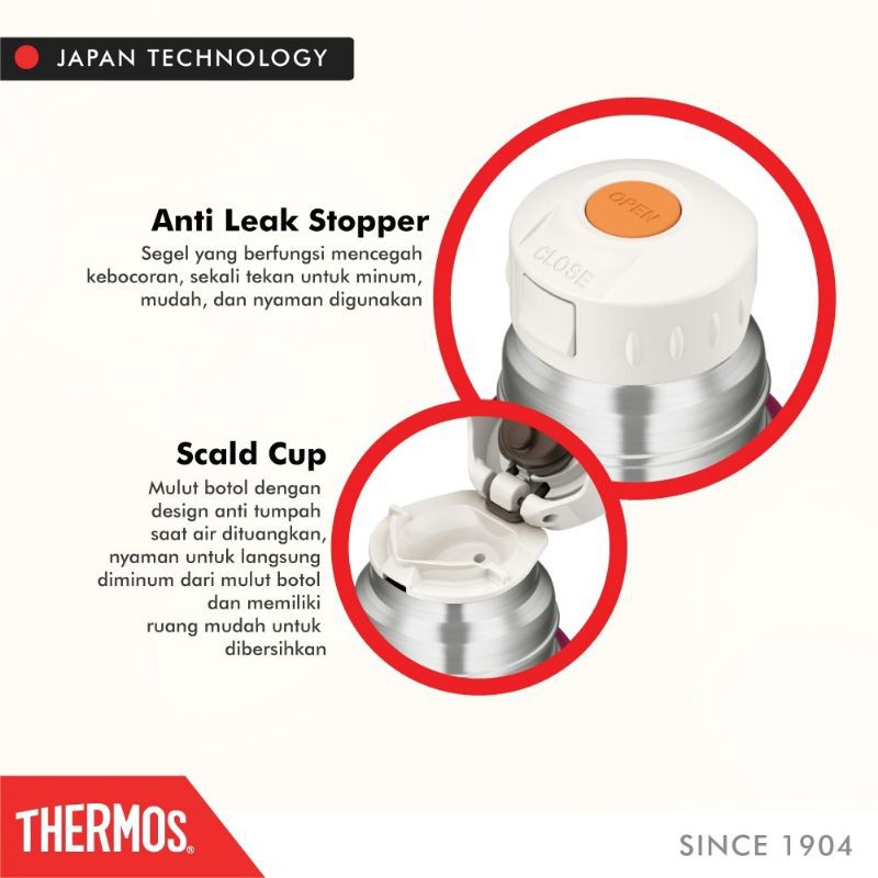 Thermos Bottle with Stopper FFM-500 500ml