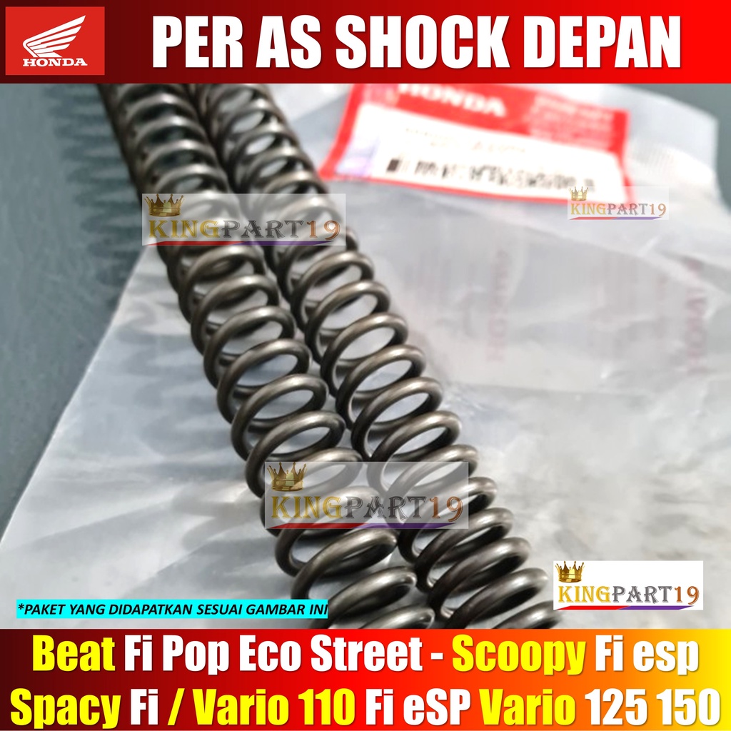 PAKET AS SHOCK DEPAN Beat Fi Scoopy Fi Vario 110 Fi VARIO 125 FI OLD VARIO 125 LED ESP VARIO 150 LED ESP, HALU HALU BEAT FI SCOOPY VARIO FI - KZL