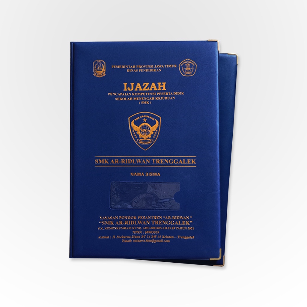 

Map Ijazah Custom - Map ijazah Biru Dongker