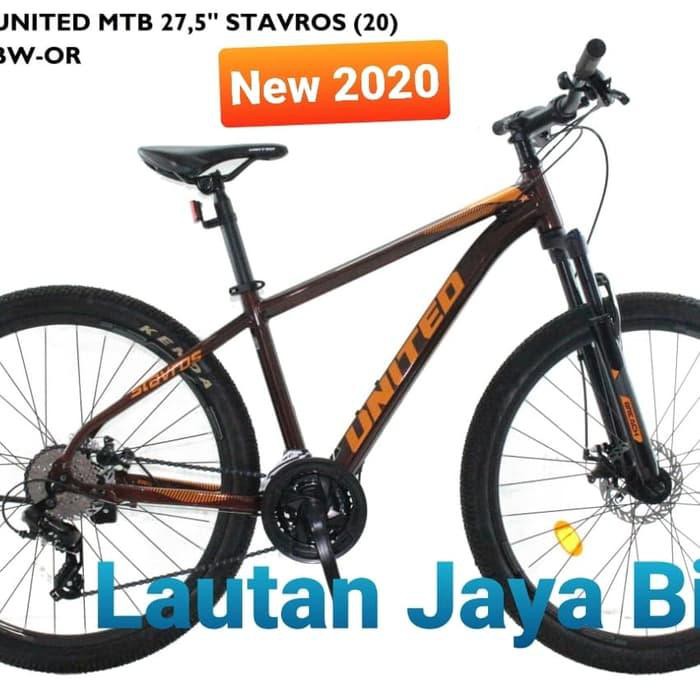 001 Sepeda  SEPEDA  GUNUNG  27 5 MTB  UNITED  STAVROS NEW 24 