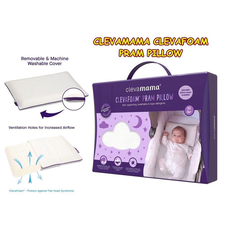 CLEVAMAMA PRAM PILLOW CVM32/123874 (BANTAL)