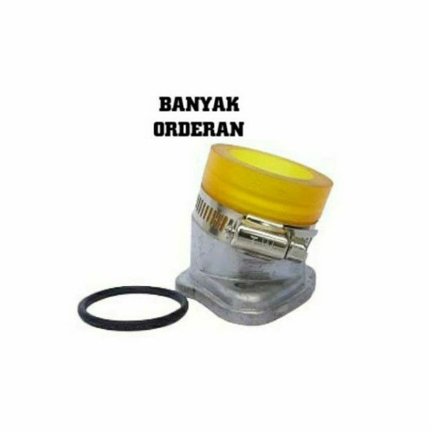 Intake Karbu Miring Manipol Pe28 Pwk28 Pwl28 Tiger Revo Pece Megapro Gl Max Pro Cb N