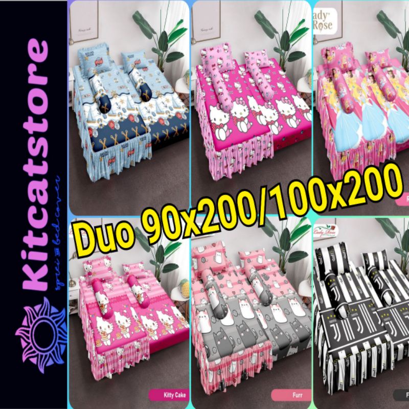 Sprei 2in1 Sorong Lady Rose 90x200 / 100x200 Terlaris Pilihan