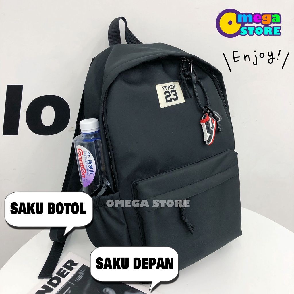 Tas Ransel Sekolah Waterproof Tas Sekolah Anak Laki Laki Free Gantungan Sepatu Jordan Backpack Pria Unisex Korea Fashion - 249