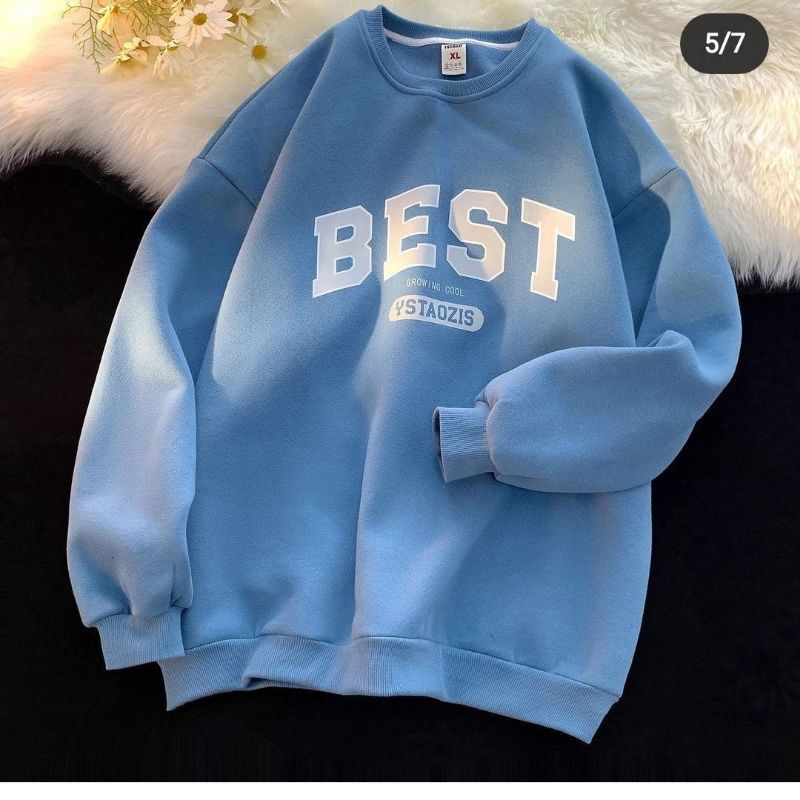 BEST L - XL SWEATER WANITA &amp; PRIA / SWEATER CREWNECK