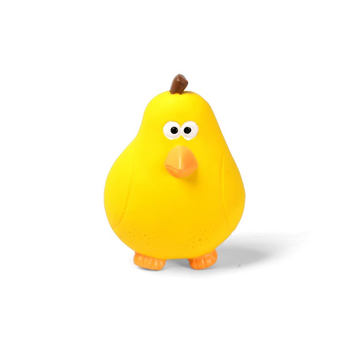Q-MONSTER Pet Dog Squeaky Rubber Toy Mainan Anjing FRUIT PEAR DUCK