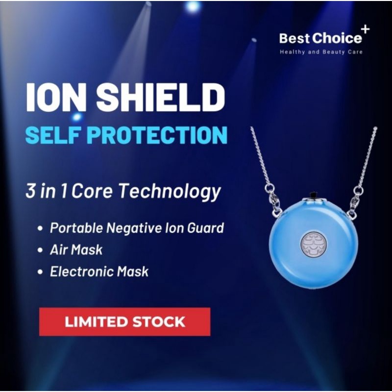 IONShield Ionizer Pendant - Necklace Kalung Prife I Tera Portable AirPurifier - Kalung ITera Air Pur