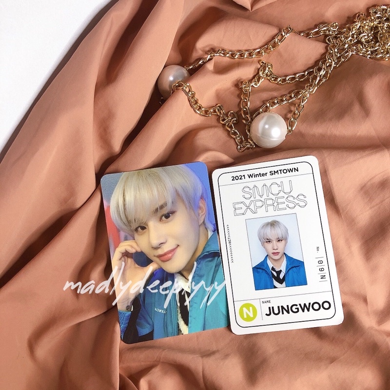 take all jungwoo smcu album pc passcard photocard nct nighttime