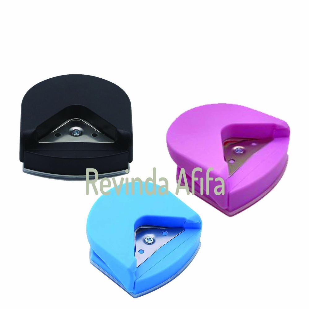 

[(BAYAR DITEMPAT) Pemotong Sudut R4 Alat Pemotong Sudut Kertas Corner Punch R4 Corner Rounder