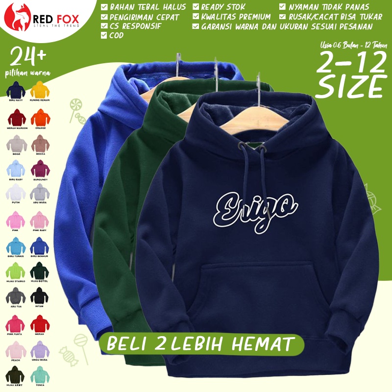 Jaket Sweater Suiter Hoodie Anak Kecil Tanggung Laki Perempuan Cewek Cowok Cewe Cowo Usia Bayi Balit