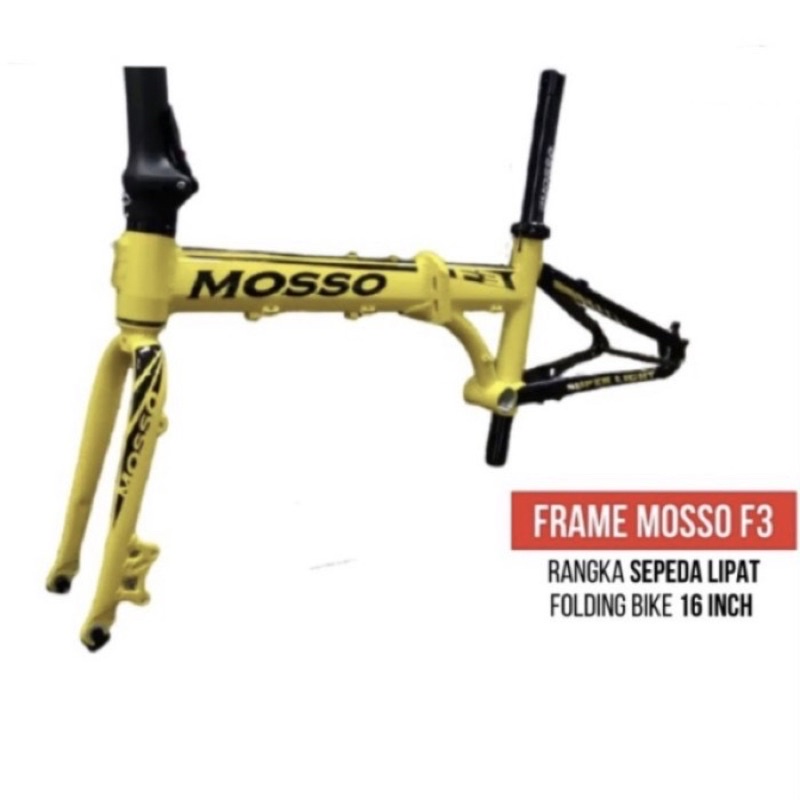 Frame Sepeda MOSSO F3 size 16 inch Discbrake