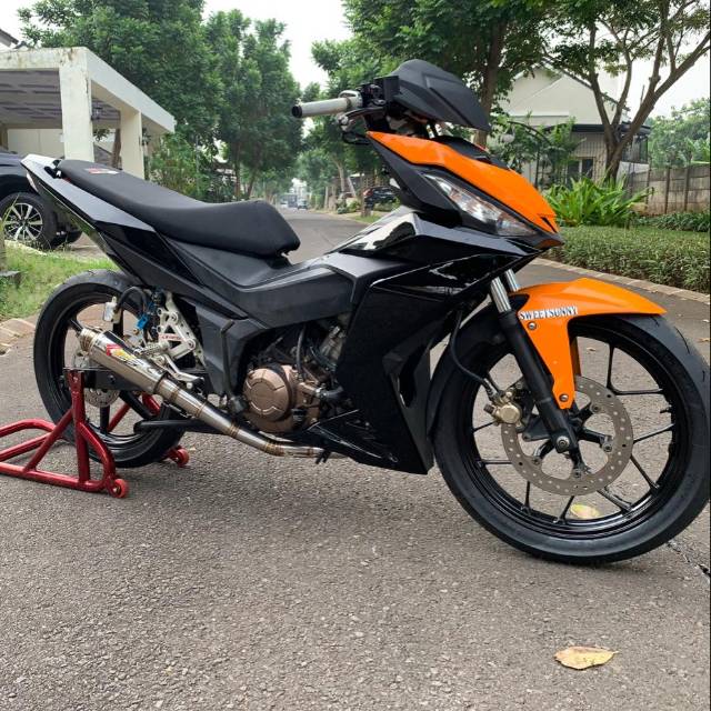 Creampie muffler Jogja Honda GTR Roadrace MP5 type cp3 stainless