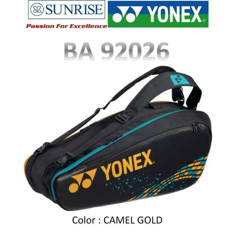 TAS BULUTANGKIS MURAH YONEX BA92026 BLACK ORIGINAL