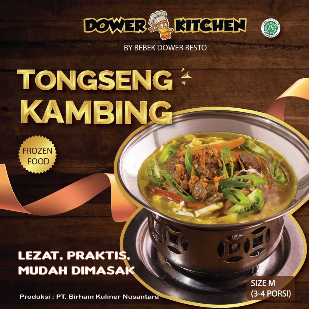 

Frozen Food Instan Tongseng Kambing (M) Bebek Dower Siap Saji 3-4 Porsi
