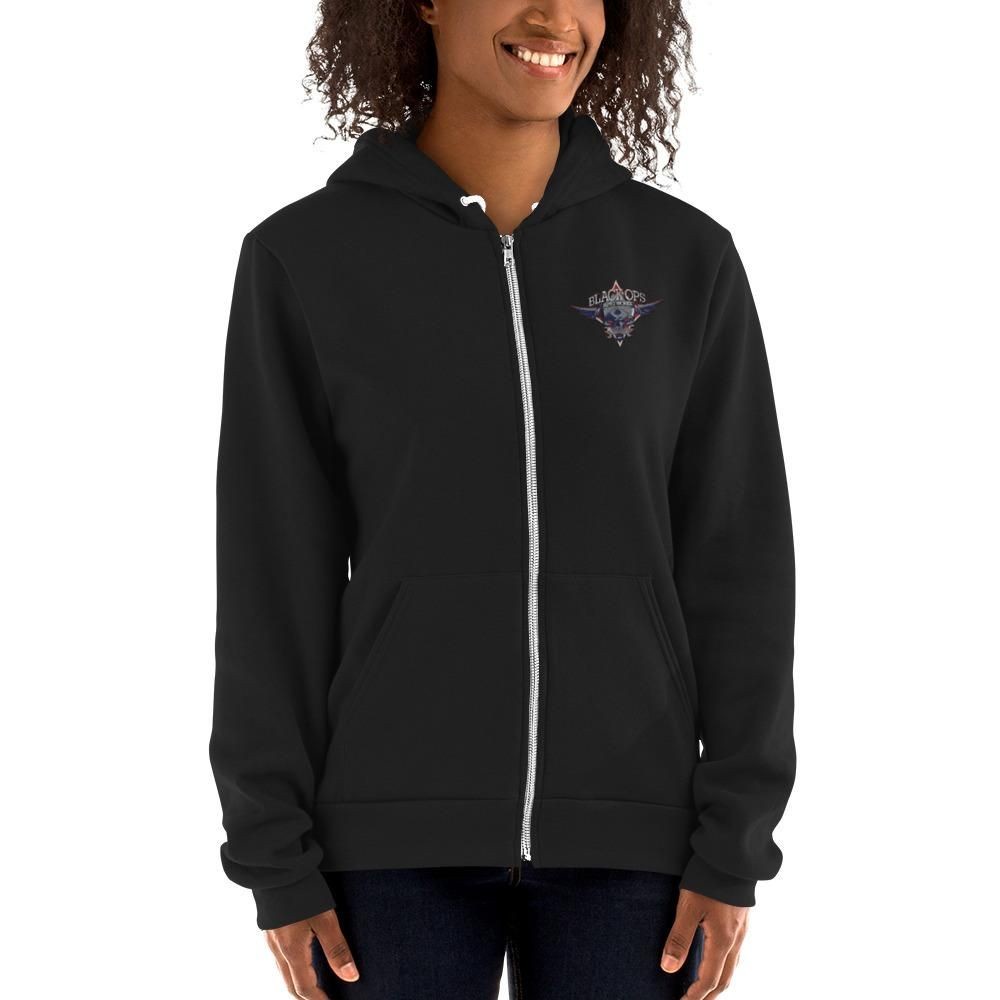 ZIPPER HOODIE UNISEX BLACK OPS SKULL HEAD - JAKET TEBAL PREMIUM