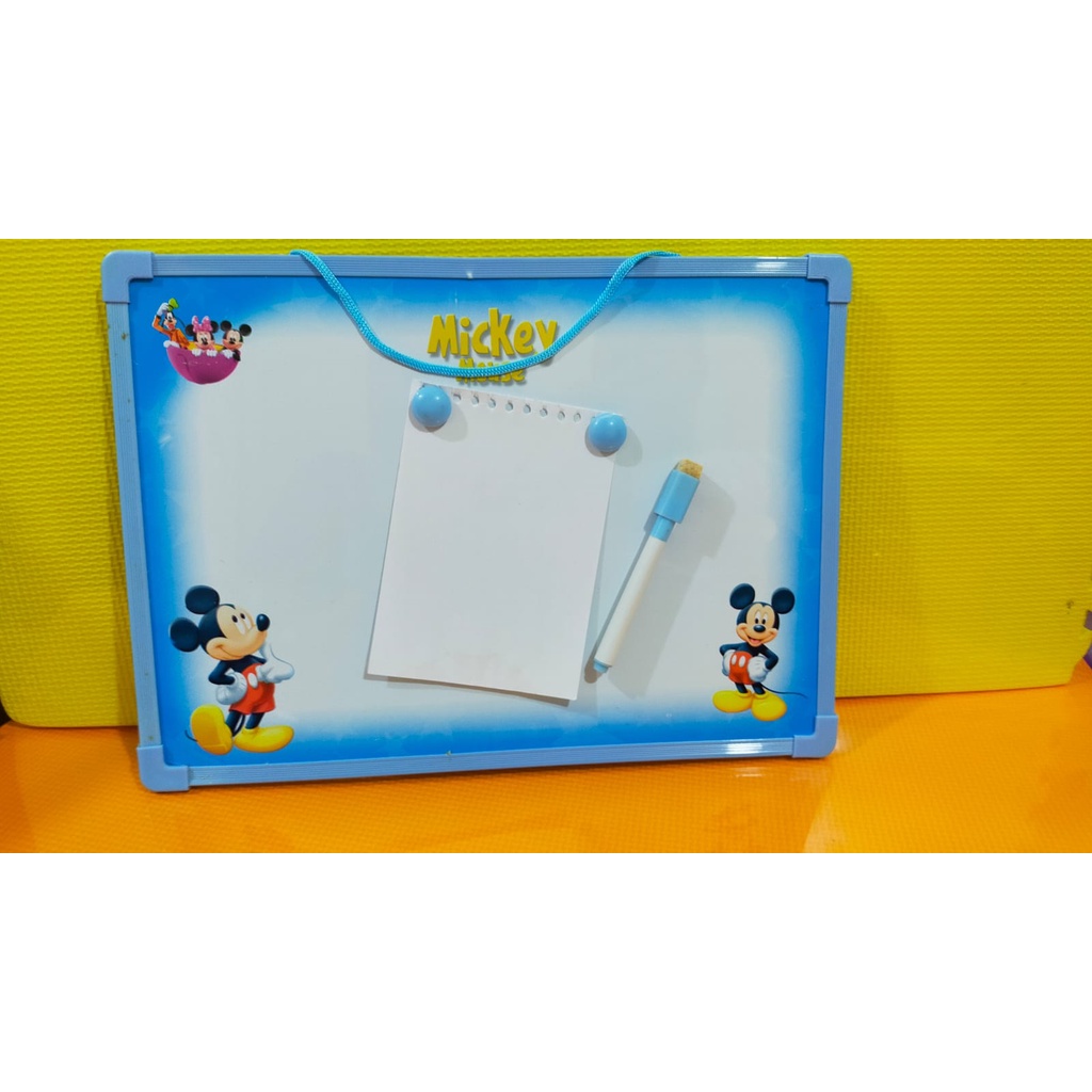 Papan tulis gambar hapus anak besar 36*26cm magnetic  | whiteboard anak