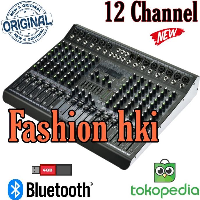 MIXER ASHLEY MDX12 / MDX 12 ASHLEY MDX 12 TERBARU 12 CHANNEL ORIGINAL
