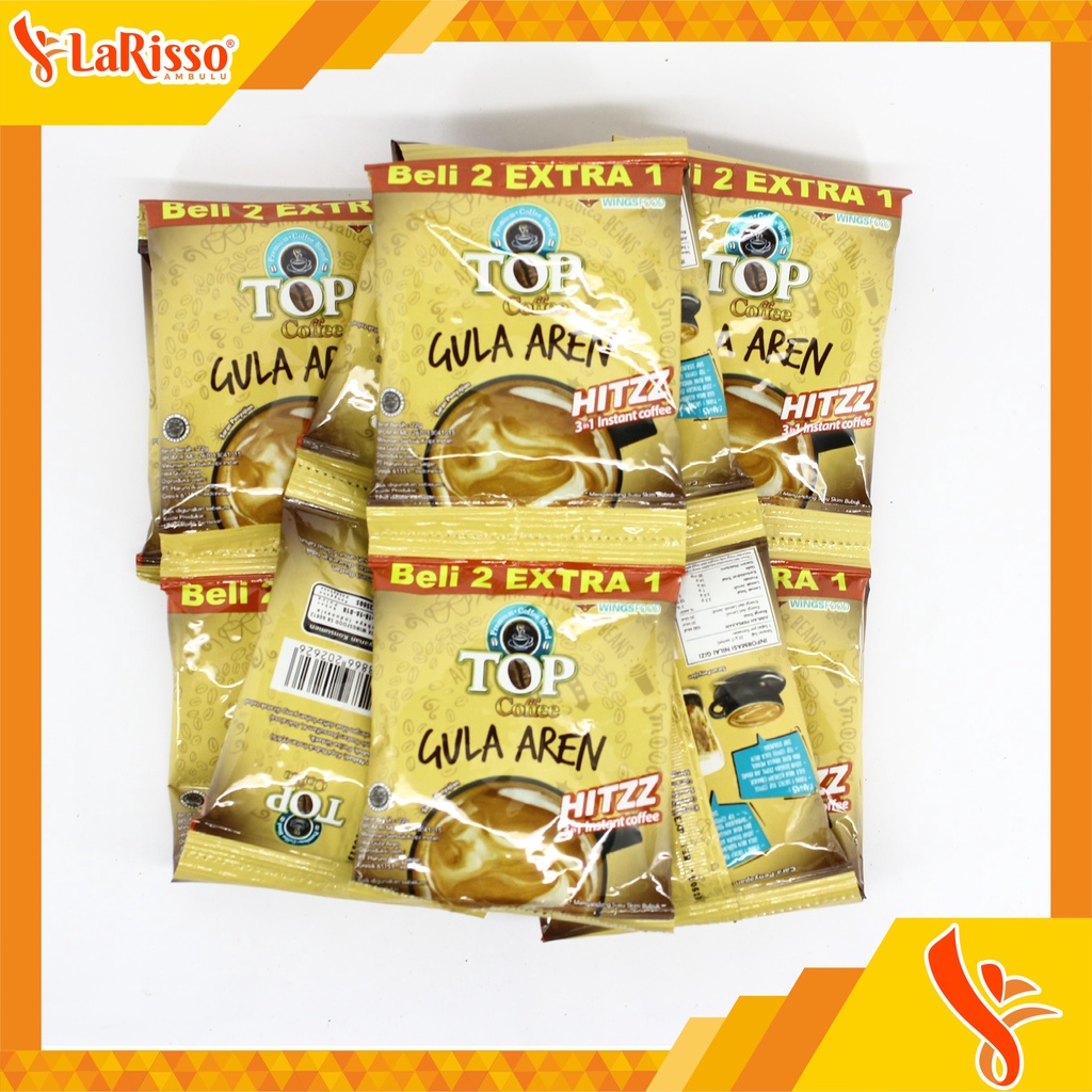 

KOPI TOP GULA AREN HITZZ 3IN1 10X22GR SACHET