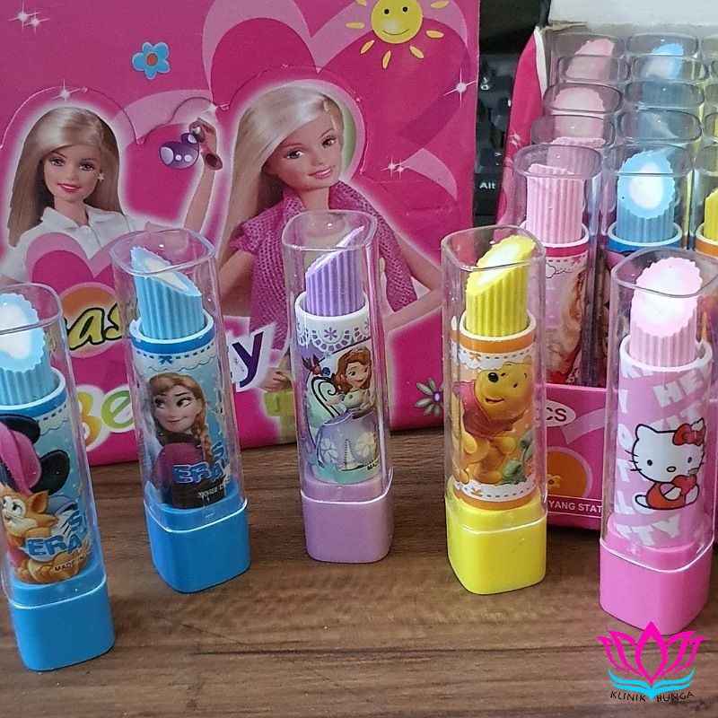 

Penghapus Karet Lipstik / Penghapus Pencil Lucu untuk Kado