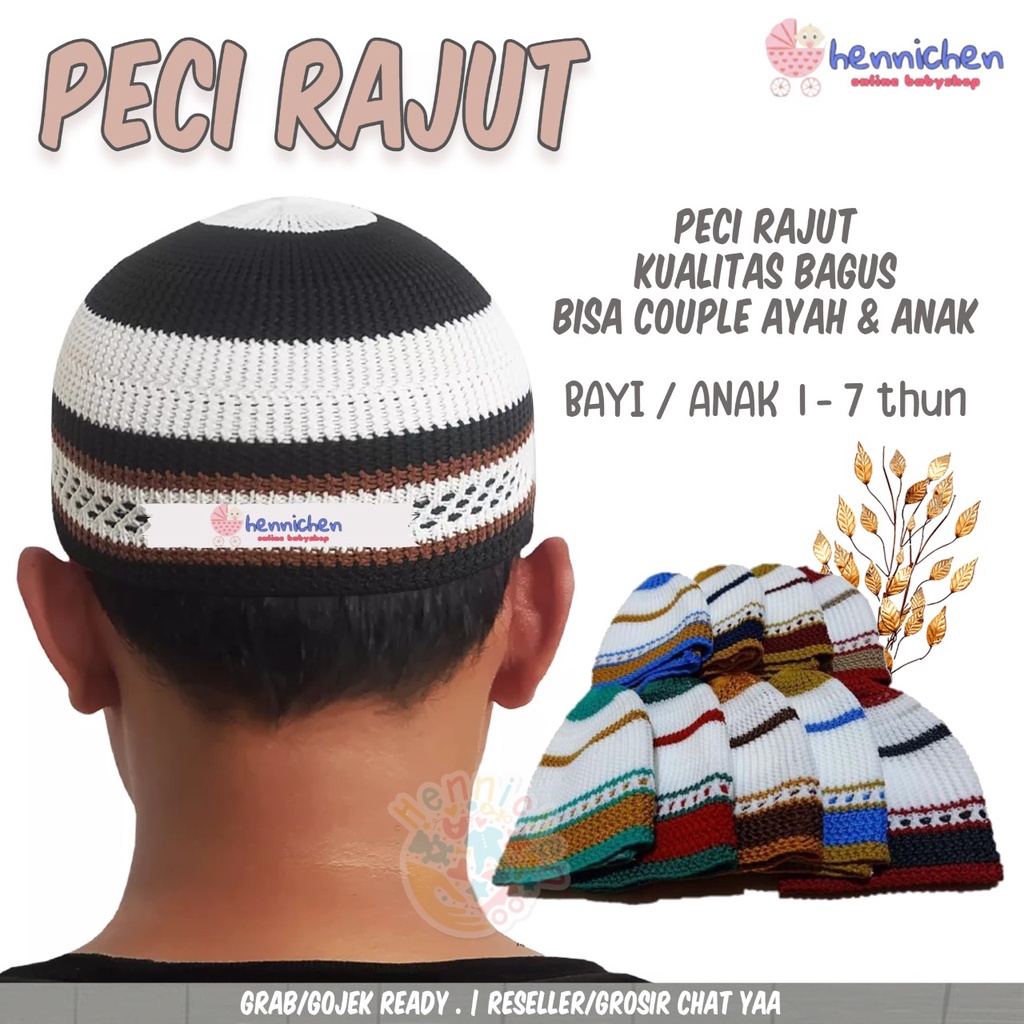 Tebal Adem Peci Rajut Dewasa Premium Pria laki laki Tebal