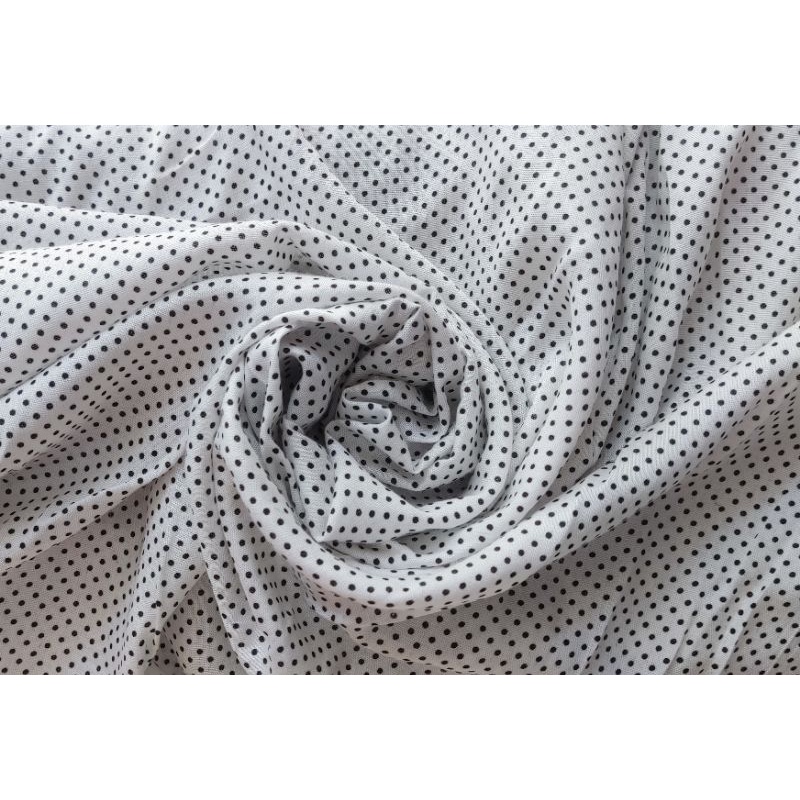 Kain Rayon Bintik Bintik Lebar 150cm