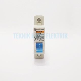 MCB MULTI9 10A 10 AMPERE MERLIN GERIN PLN 2200W CL10 SPLN BREKER