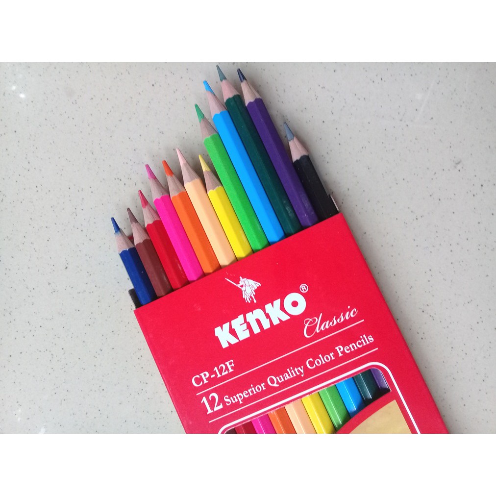 

Pensil Warna 12 Landscape Superior Quality Color Pencils Kenko