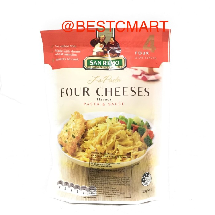 

asa457a San Remo La Pasta Four Cheeses Flavour Xa20X1