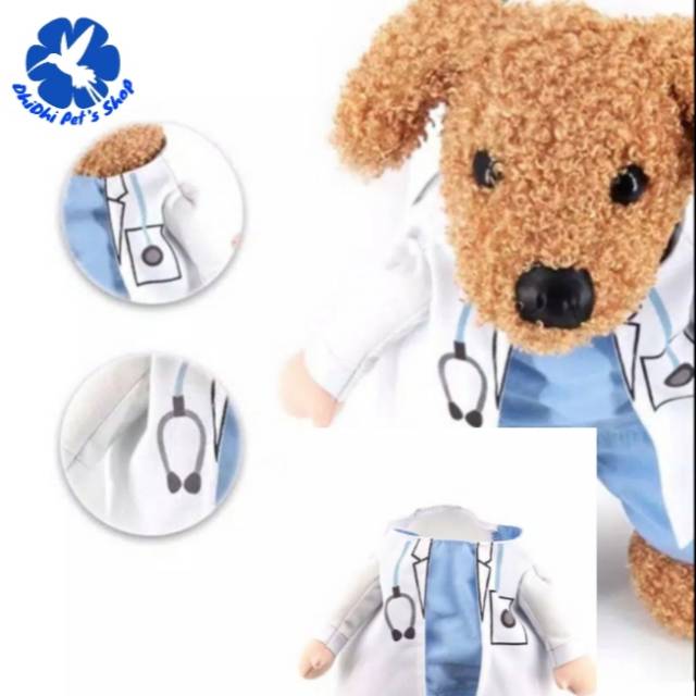 Baju kucing cosplay dokter