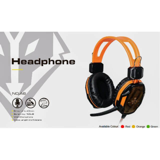 Headset Gaming nubwo no. A6