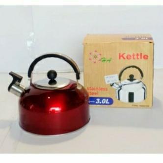 U7C6 VICMALL - Teko Siul / Teko Air / Teko Stainless / Teko Bunyi Siul Stainless Ceret Warna Stainle