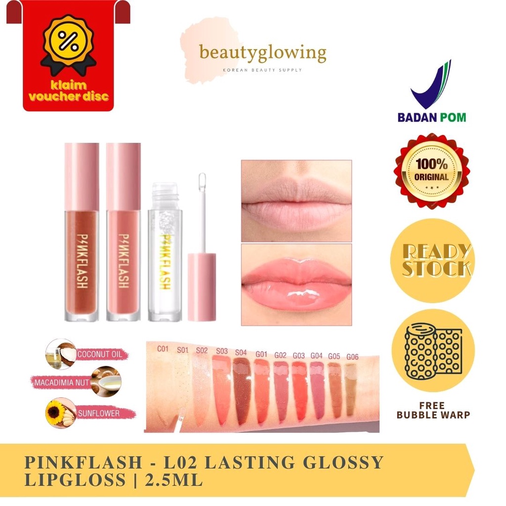 PINKFLASH L02 LASTING GLOSSY LIPGLOSS