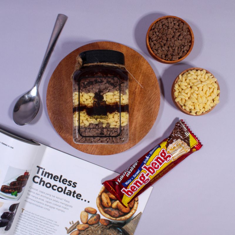 

Choco Jar BENG BENG kemasan 300 ml||Choco Crust ||Choco Crispy Jar||Coklat Lumer beng beng||Crunchy Choco Jar