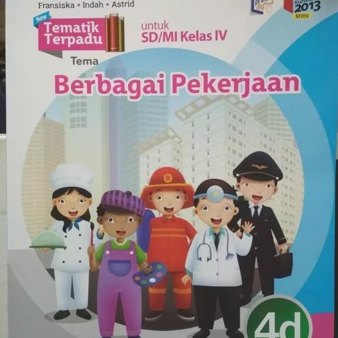 Buku Sekolah - Buku Tematik Kelas 4D Revisi Erlangga