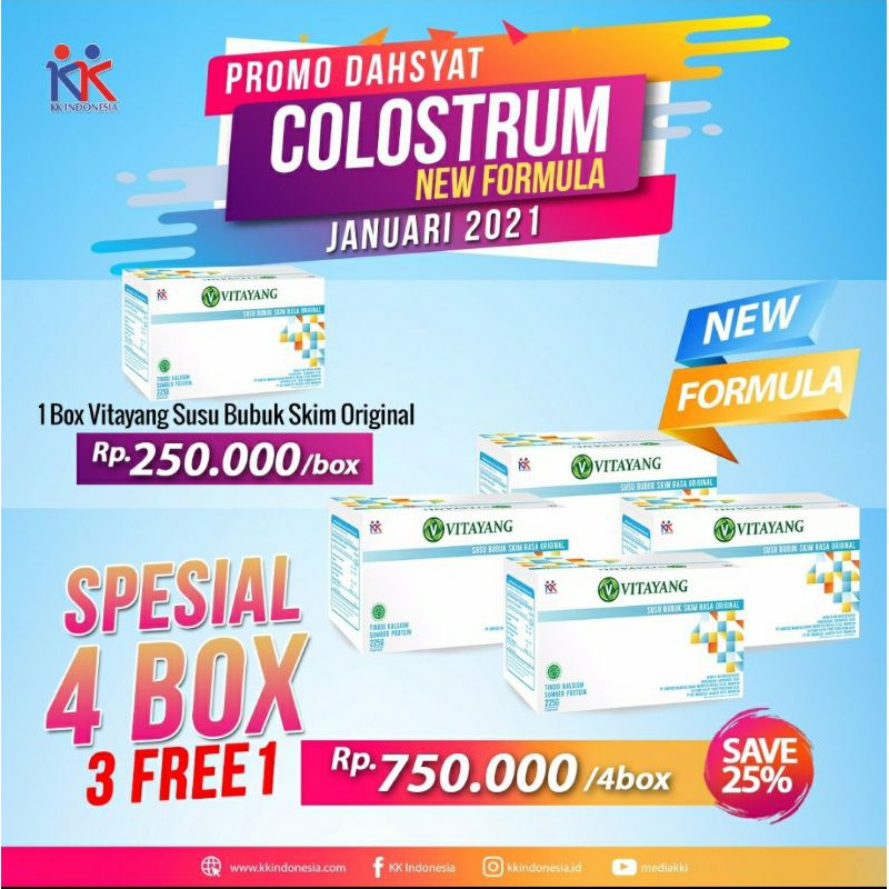 Vitayang Colostrum 4box