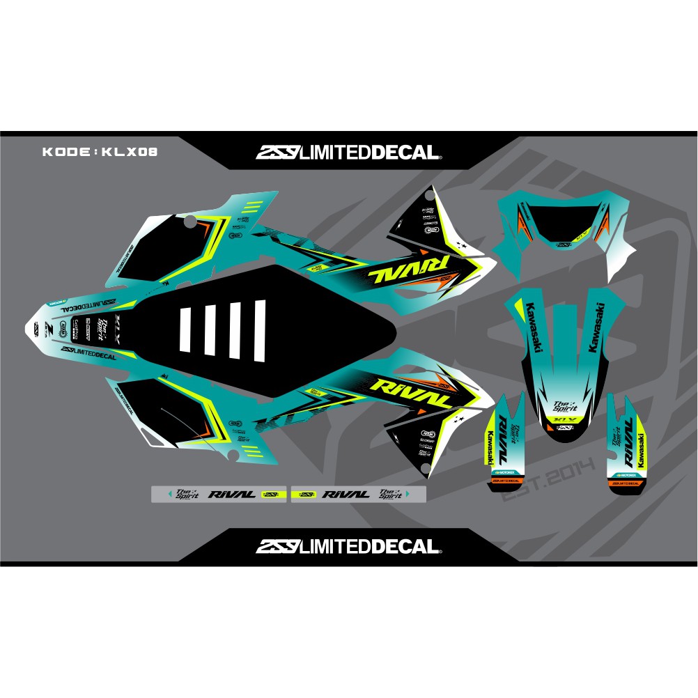Decal Kawasaki KLX 150 BF SE Extreme |KLX08