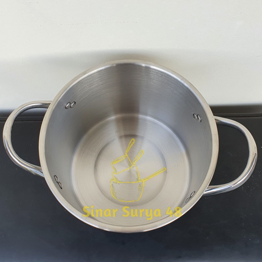 SUPRA Panci Stockpot 4 in 1 - Stockpot 4 ukuran Tanpa Steamer