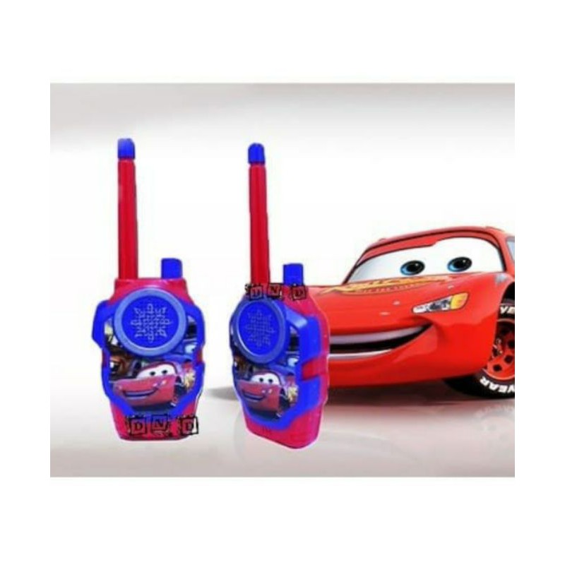 Mainan Anak walkie talkie HT Walki Talki Handy Talkie Telepon Avengers mc quin mc queen