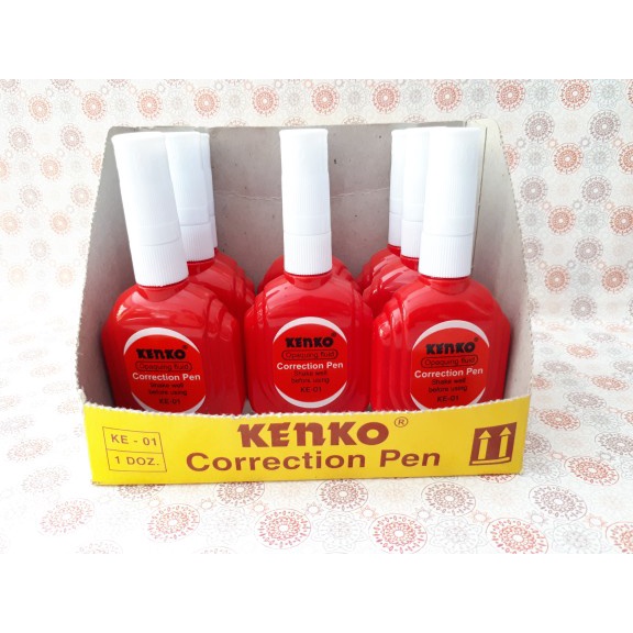 

TIP-EX KENKO CORRECTION PEN KE-01 PENGHAPUS / TIP-X / PENGHAPUS CAIR - 1 PCS