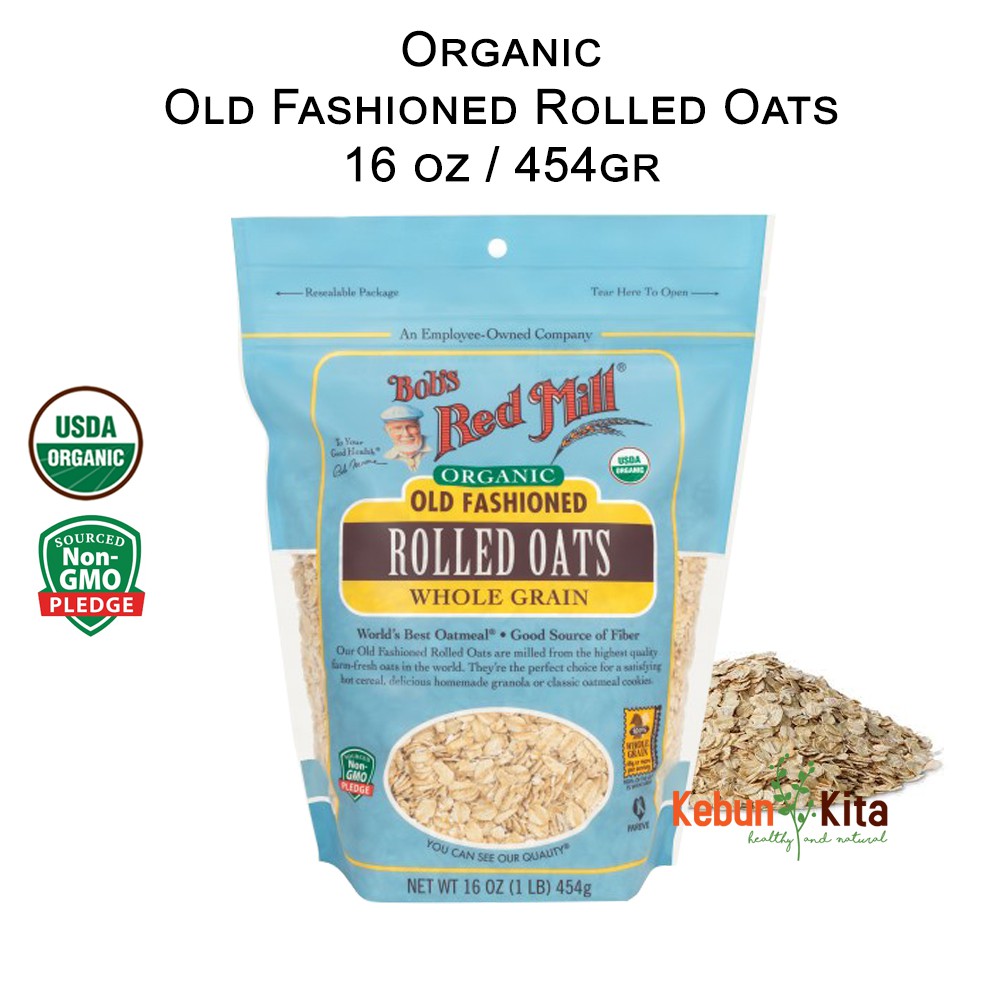 

Bob's Red Mill Organic Rolled Oats 453gr