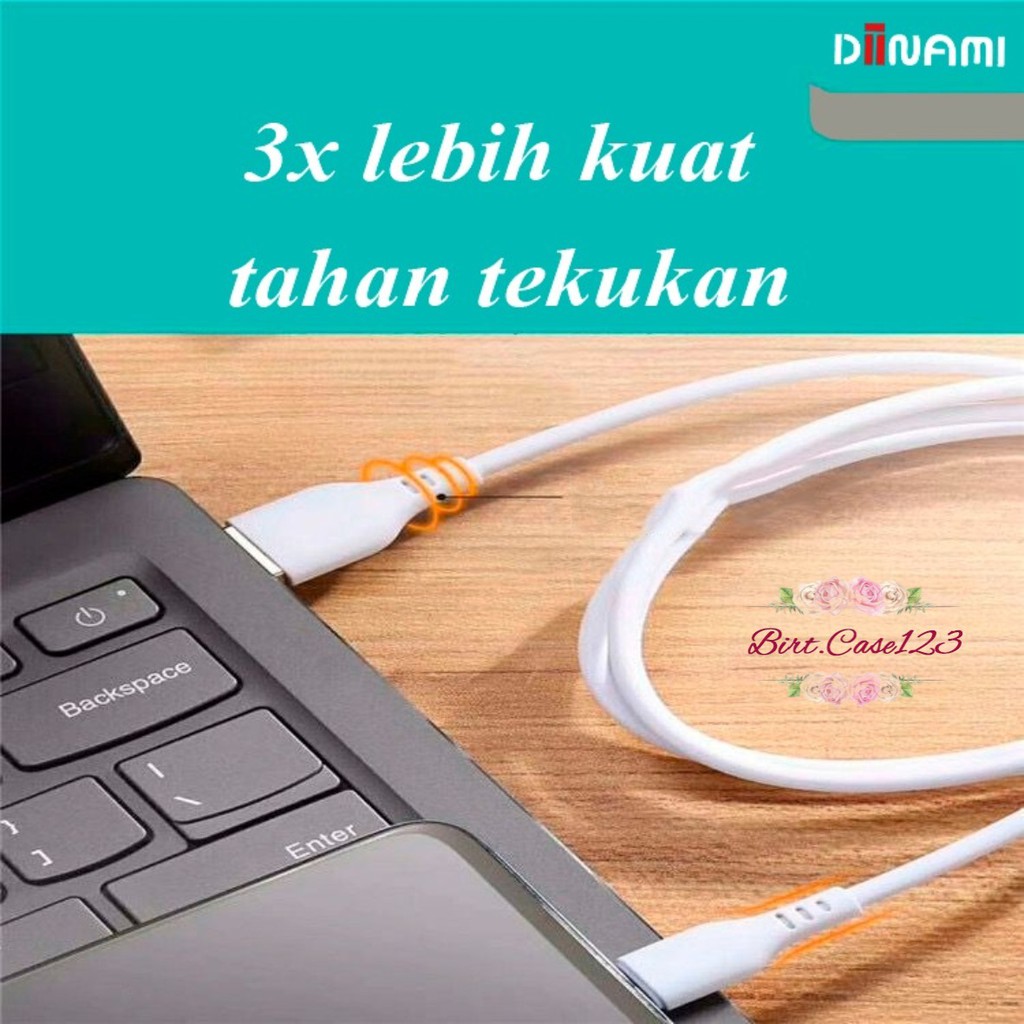 6a Kabel Cable Data Original Diinami Ligthing Micro Tipe C ip Usb Fast Charging Qc 3.0a Pengisian Cepat Bc5866