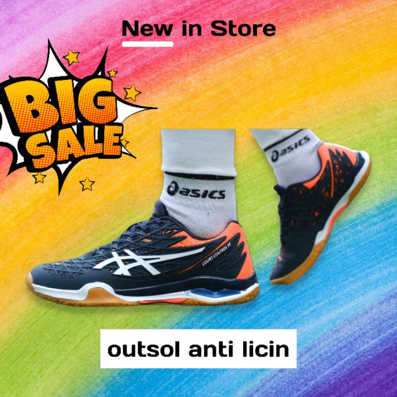 Sepatu Voli Court Control Ff Sepatu Voli Pria Sepatu Voli Wanita Sepatu Badminton Sepatu Tenis Gel C