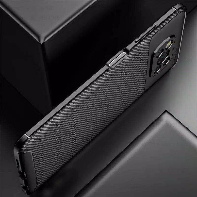 Case Xiaomi Poco X3 NFC / X3 PRO Softcase Carbon Autofocus Original