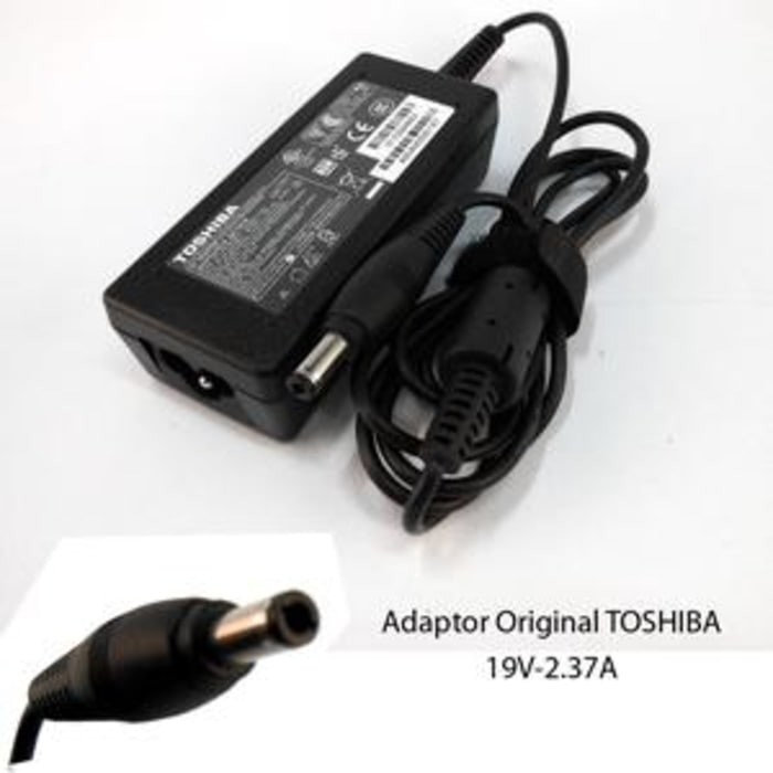 Adapter/Charger Laptop Toshiba 19V-2.37A 5.5 X 2.5mm ori